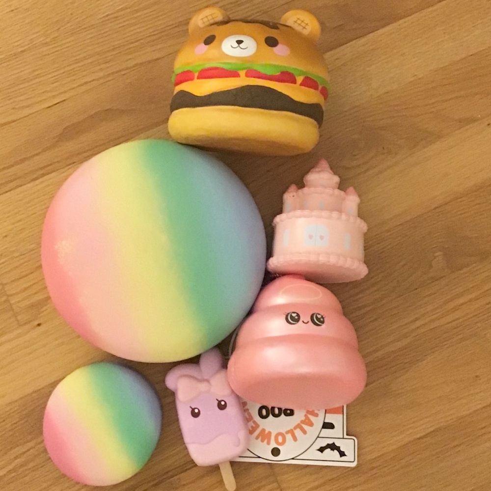 6 piece squishy set